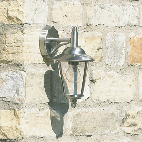 Image of Endon Lighting Wall Lantern In Stainless Steel