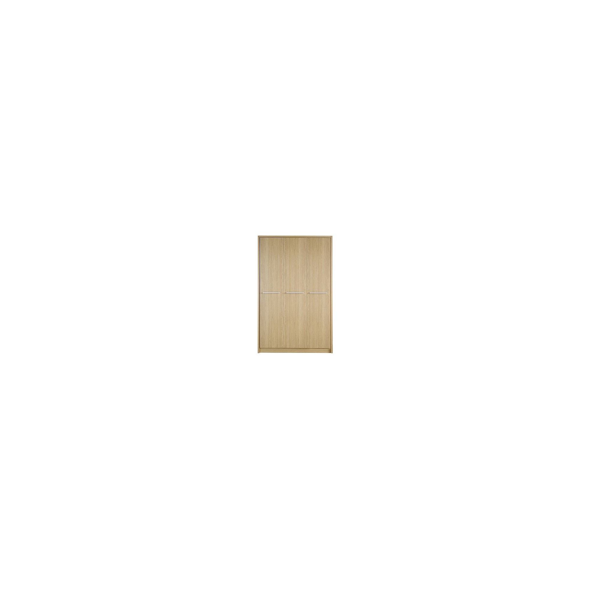 Kit Form Kit-form Delux Three Door Plain Wardrobe in Oak at Tesco Direct