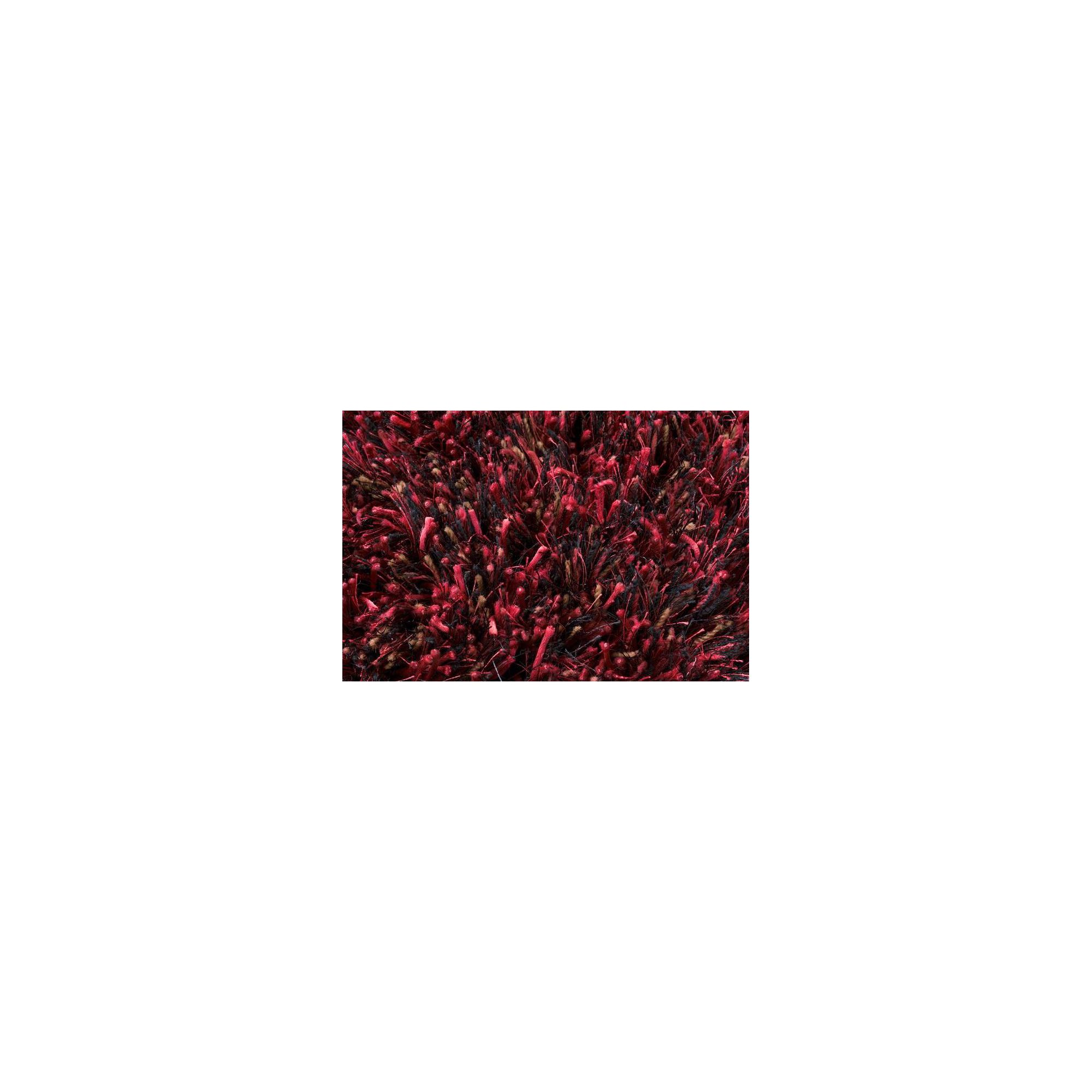 Linie Design Ronaldo Dark Red Shag Rug - 240cm x 170cm at Tesco Direct