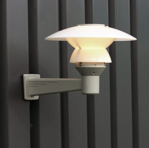 Image of Roger Pradier Stratos No.1 Wall Lantern With Pir - Dark Grey