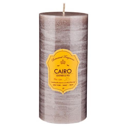 Image of Botanicals Rustic Pillar Candle Large Cairo