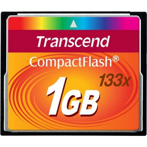 Image of Transcend 133x (1gb) Compactflash Card