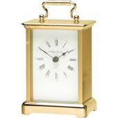 London Clock Company Carriage Mantel Clock in Gold