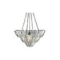 Leitmotiv Large Chandelier in Nickel