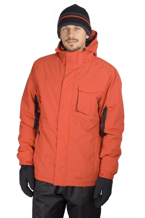 Image of Mens Hockley Snow Winter Ski Snowboarding Jacket Coat - Orange