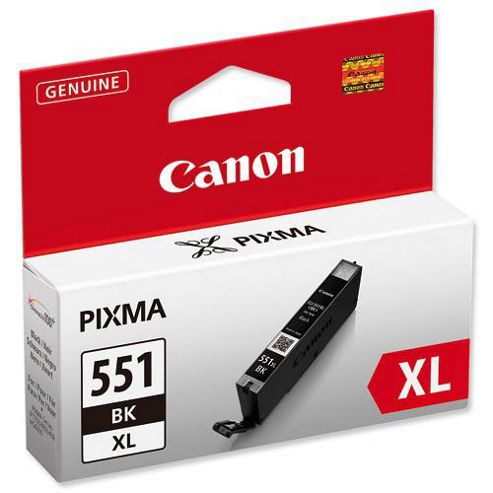 Image of Canon Inkjet Cli 551 Xl Printer Ink Cartridge - Black