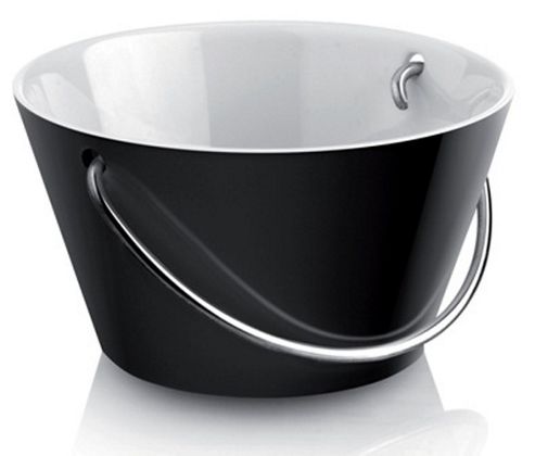 Image of Eva Solo 0.5l Porcelain Oven Proof Bowl With Handle, Black