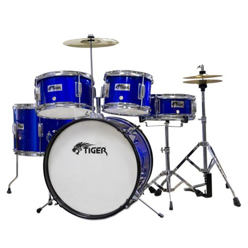 Image of Tiger Blue 5 Piece Junior Drum Kit