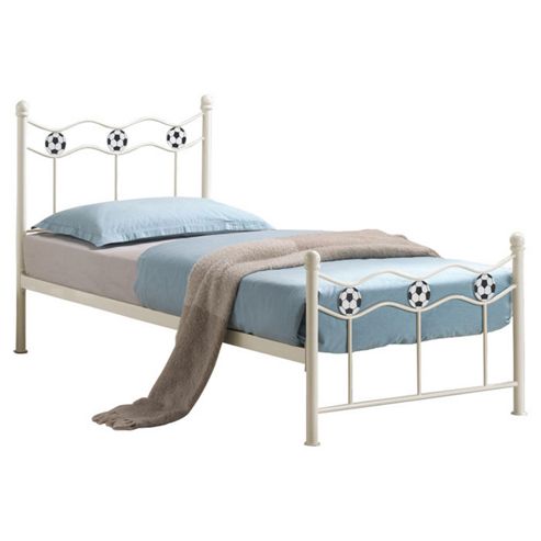 Image of Time Living Chiswick Football Metal Bed Frame - Red