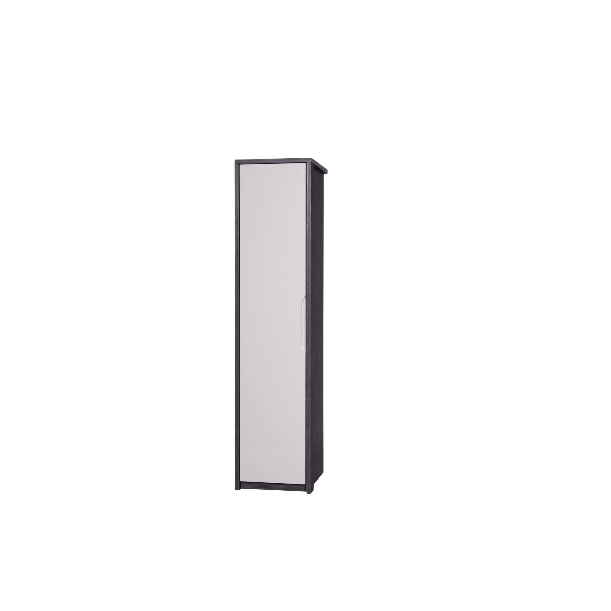 Alto Furniture Avola Single Wardrobe - Grey Avola With Sand Gloss at Tesco Direct