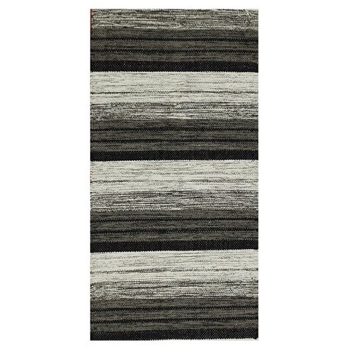 Image of Inrugs Dawn Anthracite Woven Rug - Runner 250cm X 80cm (8 Ft 2.5 In X 2 Ft 7.5 In)