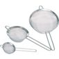 Set of Three Stainless Steel Fine Mesh Round Sieves