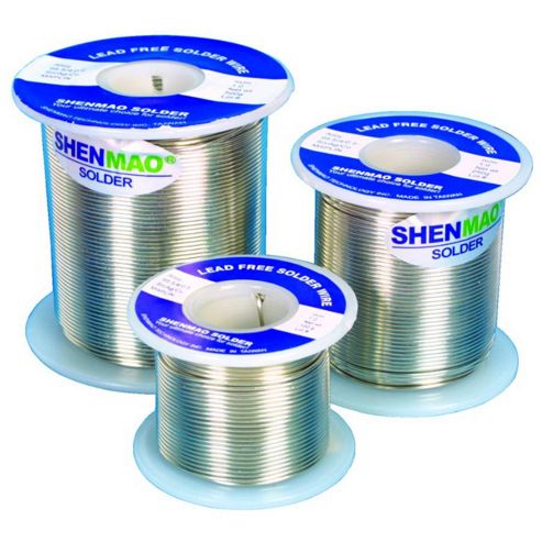 Image of Lead Free Alloy Silver Flux Solder Wire Reel 100g 1mm
