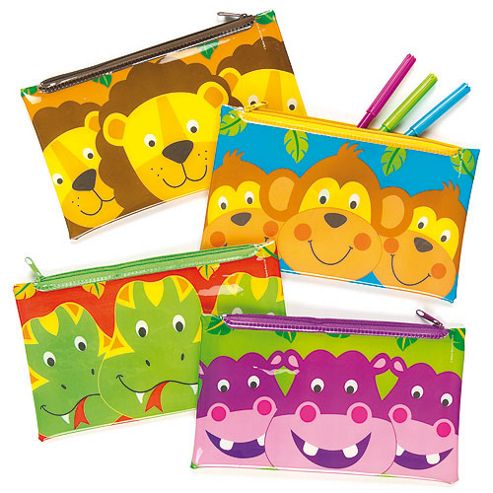 Image of Jungle Chums Pencil Cases (pack Of 4)