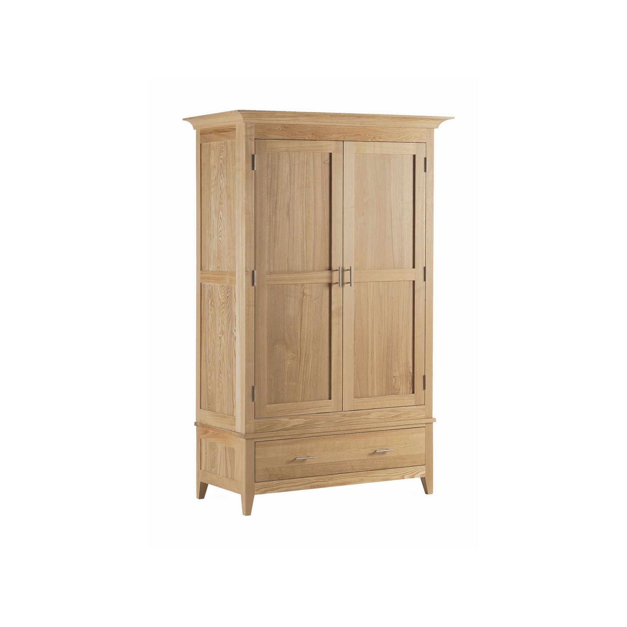 Kelburn Furniture Carlton Ash Double Wardrobe with Drawer at Tesco Direct
