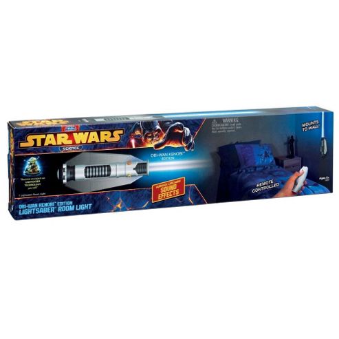 Image of Uncle Milton Star Wars Science Obi Wan Kenobi Lightsaber Room Light