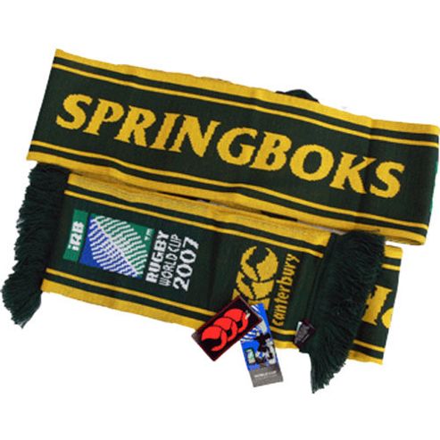 Image of Canterbury South Africa Springboks Rugby Union World Cup 2007 Scarf