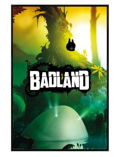 Image of Gloss Black Framed Badland Scenic World Poster