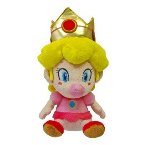 Image of Official Nintendo Mario Plush Series Stuffed Toy - 5" Baby Peach