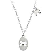 Sterling Silver Cut Out Bow Pendant