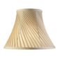 Endon Lighting Round Swirl Pleated Softback Shade in Gold - 12.5 cm x 15.5 cm