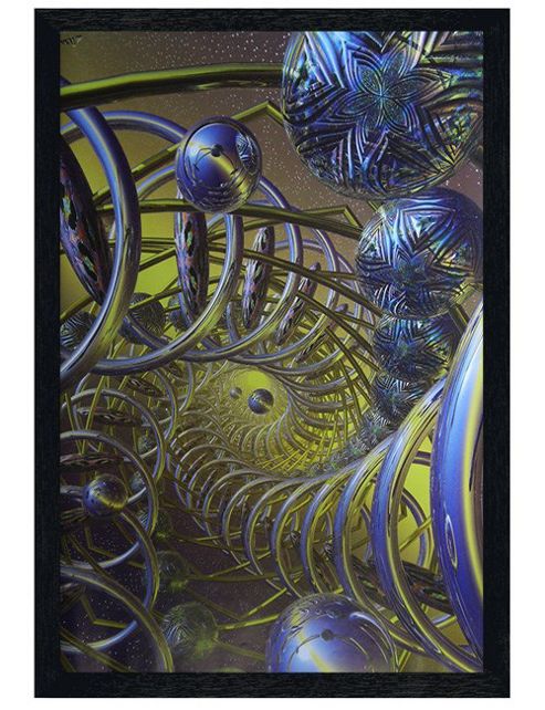 Image of Jurgen Ziewe Black Wooden Framed Light And Magic Poster
