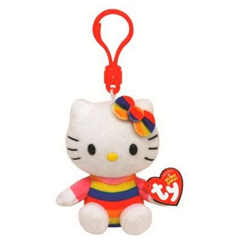 Image of Ty Beanie Hello Kitty 3" Key Clip - Cupcake