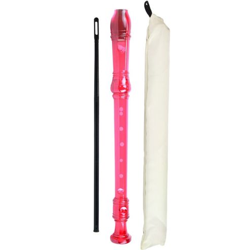 Image of Tiger Childrens Plastic Descant Recorder - Pink