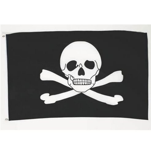 Image of Pirate Flag On Stick
