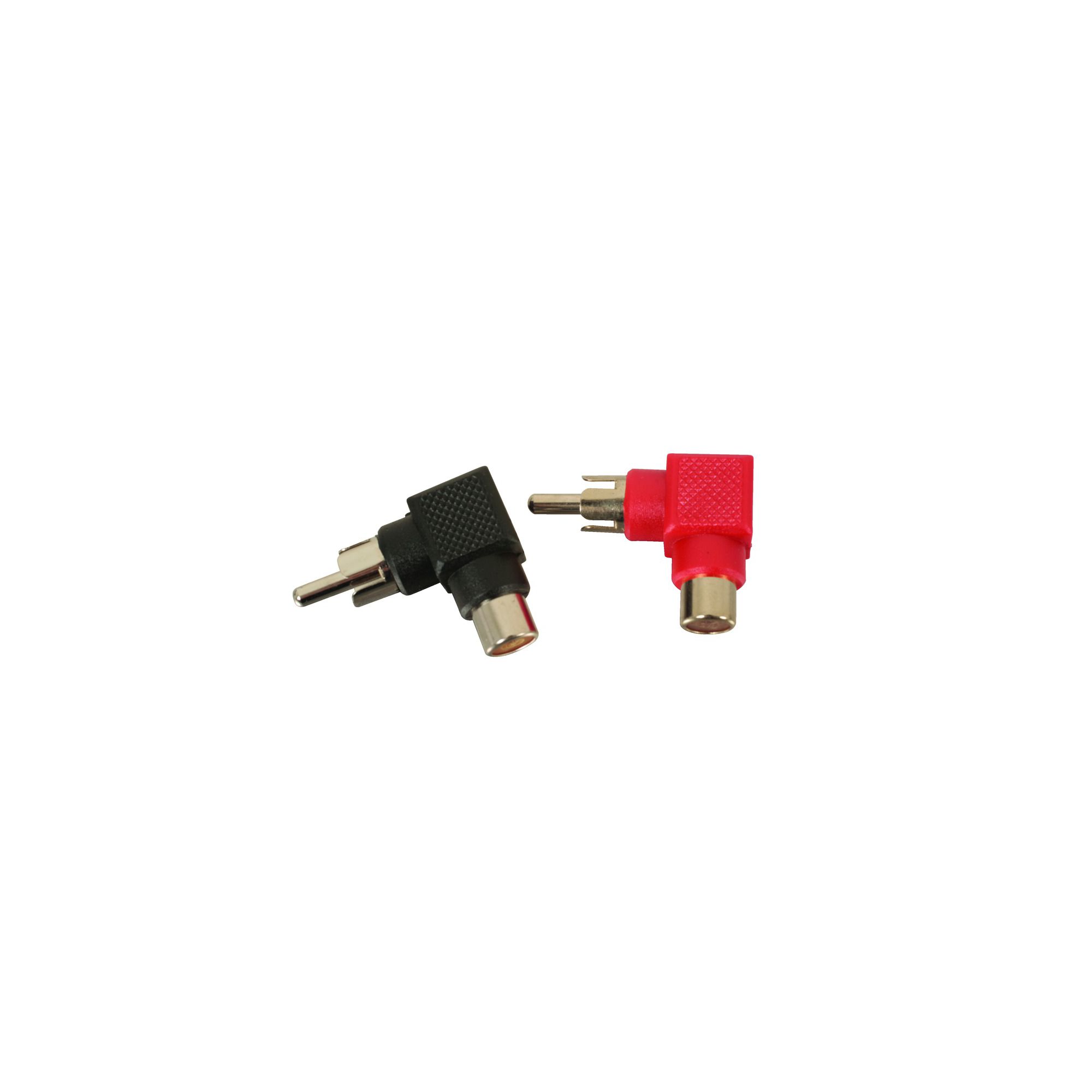 Right Angle Phono Adaptor Red