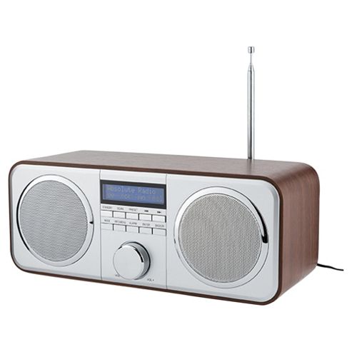 Image of Tesco Dr1402 Wooden Dab Stereo
