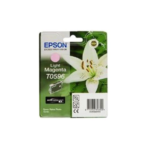 Image of Epson T0596 Light Magenta Ink Cartridge (blister Pack With Rf)