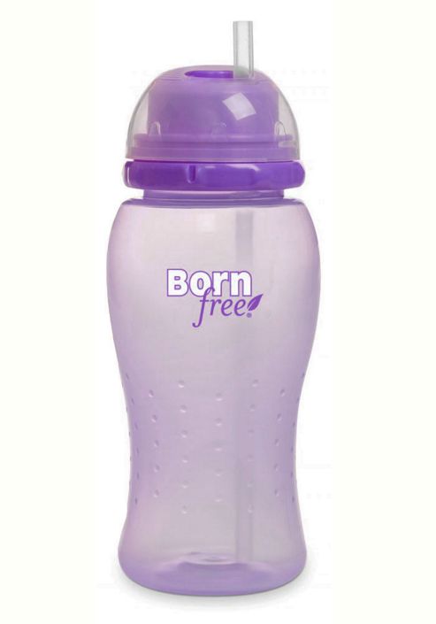 Image of Born Free Twist N Pop Straw Cup 14oz 400ml - Purple