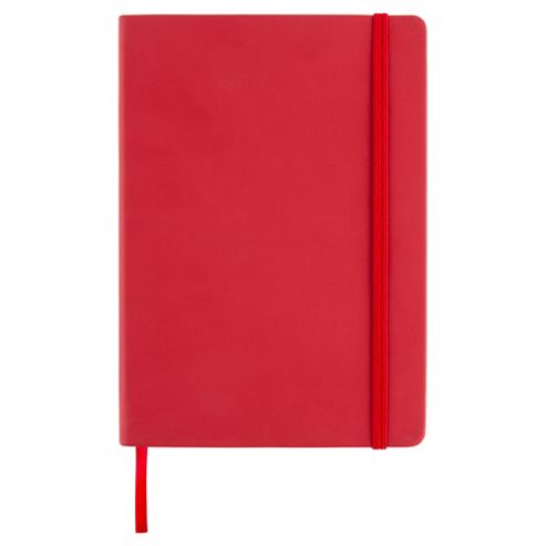 Image of Tesco Red Soft Cover Notebook, A5