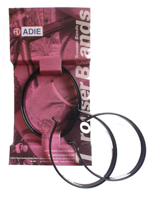Image of Adie Pvc Covered Trouser Bands In Black