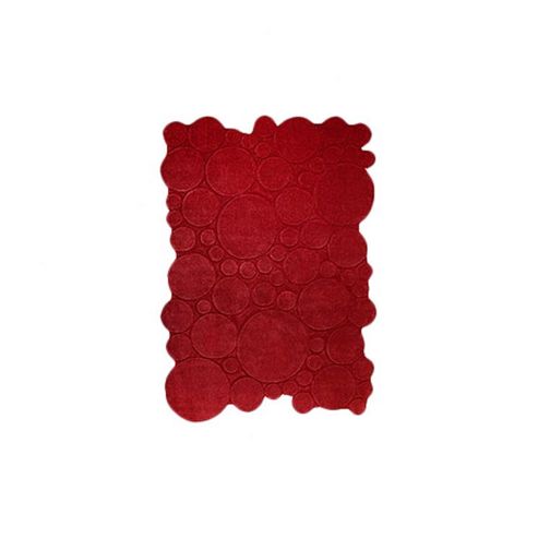 Image of Esprit Circle Red Contemporary Rug - 170cm X 240cm