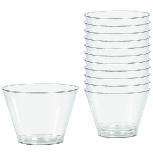 Clear Plastic Tumbler Glasses - 255ml