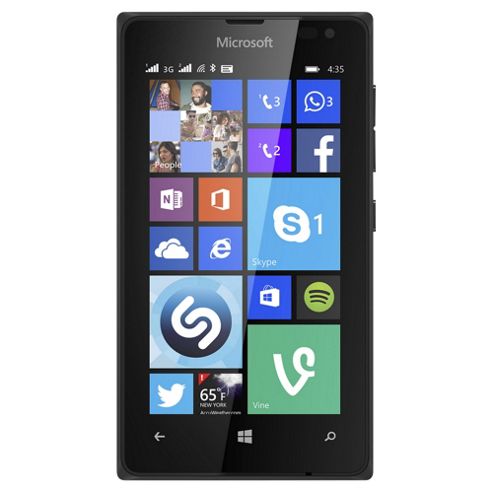 Image of Tesco Mobile Microsoft Lumia 435 Black