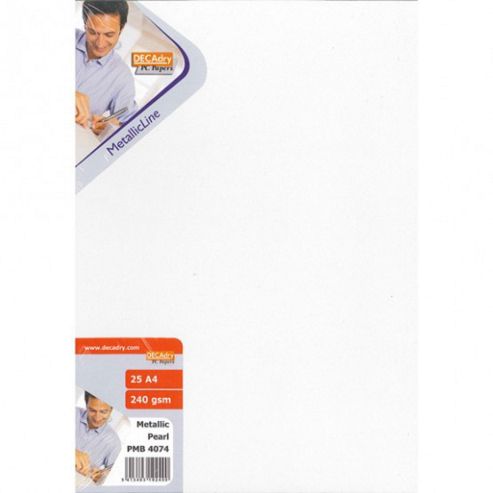 Image of Decadry Metallic Pearl Card 240gsm