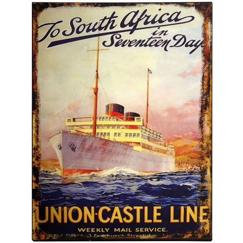 Image of Hill Interiors Union Castle Line Wall Art