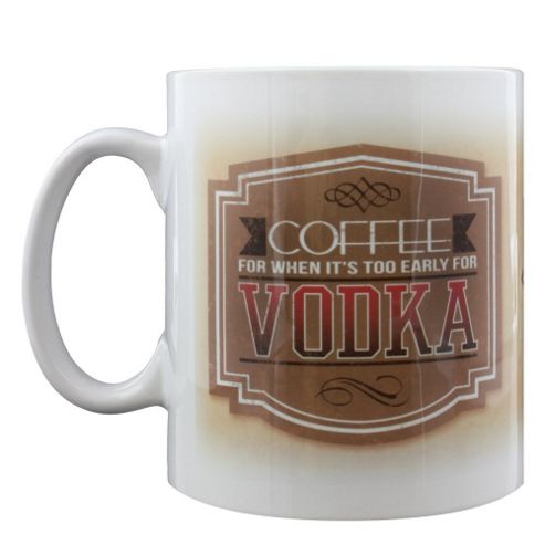 Image of Coffee For When It's Too Early For Vodka 10oz Ceramic Mug