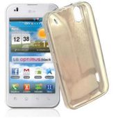 LG Optimus Black P970 U-Bop gSHELL Tough All-Body Case, Smoke White