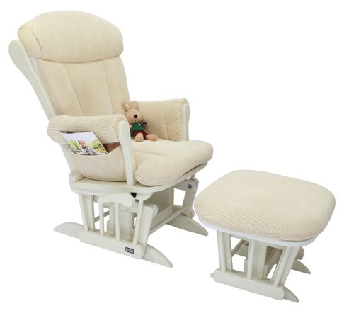 Image of Tutti Bambini Rose Glider Chair - White