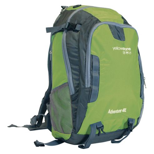 Image of Yellowstone Adventurer Rucksack, Green 40l