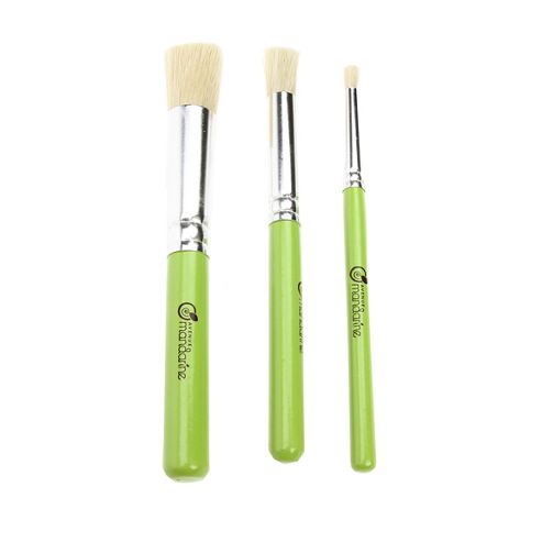 Image of Stencil Brushes - Set Of 3