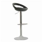 Crescent Black Breakfast Bar Stool