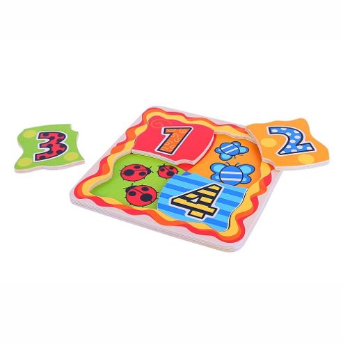 Image of Bigjigs Toys Bj510 My First Matching Numbers Puzzle (two Supplied)