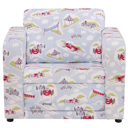 Image of Children's Chair Bed - Classic Racing Cars