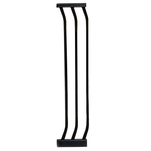 Image of Bindaboo Standard Height Gate Black Extension 18cm