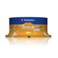 Verbatim DVD-R 4.7GB 16X 25 Pack Spindle - Matt Silver
